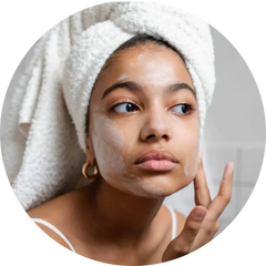 Apply preferred amount to clean, dry skin after cleansing